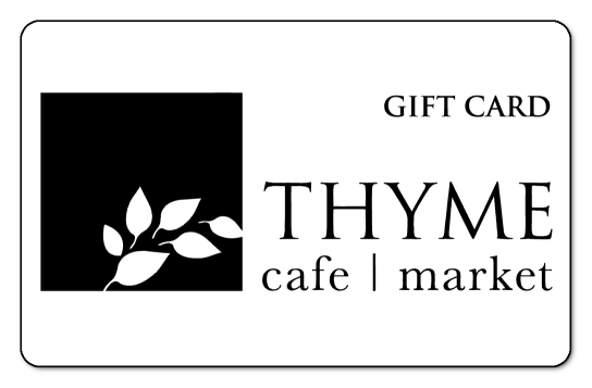 Thyme care and market logo on white background